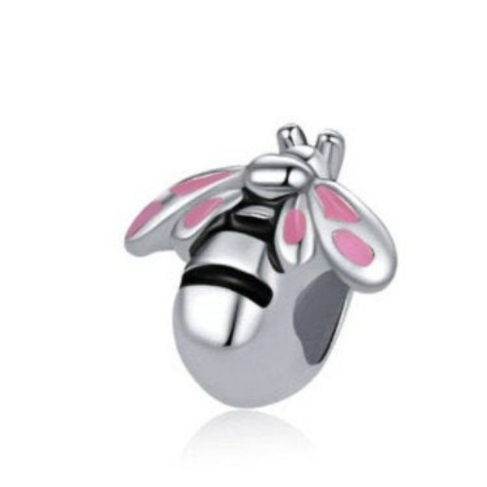 S925 Silver Queen Bee Charm - Fits to Pandora